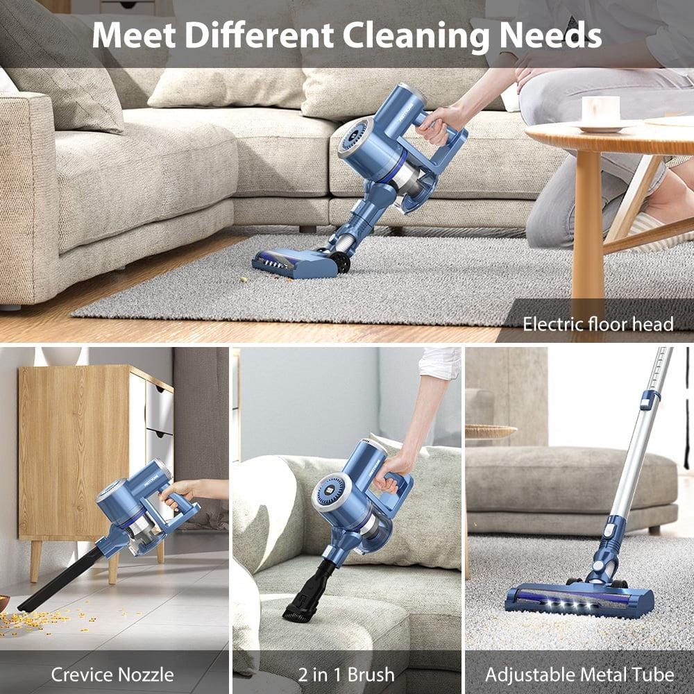 Aspiradora Vertical Prettycare W200 Recargable Para Piso Duro Alfombra img #2