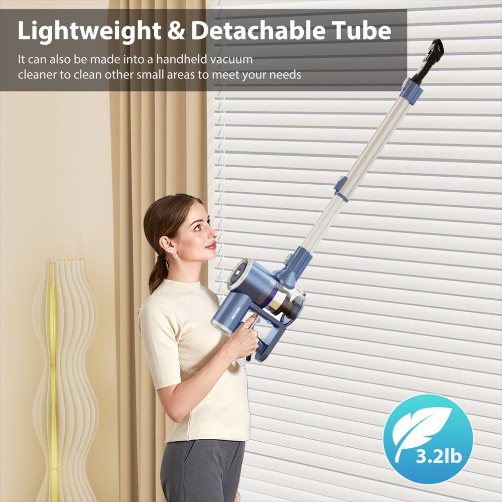 Aspiradora Vertical Prettycare W200 Recargable Para Piso Duro Alfombra img #5