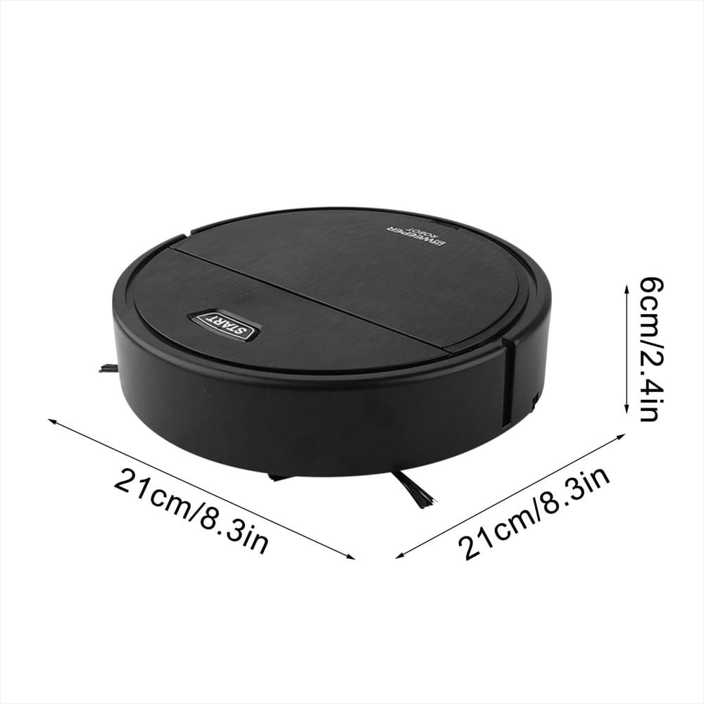 Aspiradora Robot Ultraslim Automática Para Múltiples Superficies Negra img #4