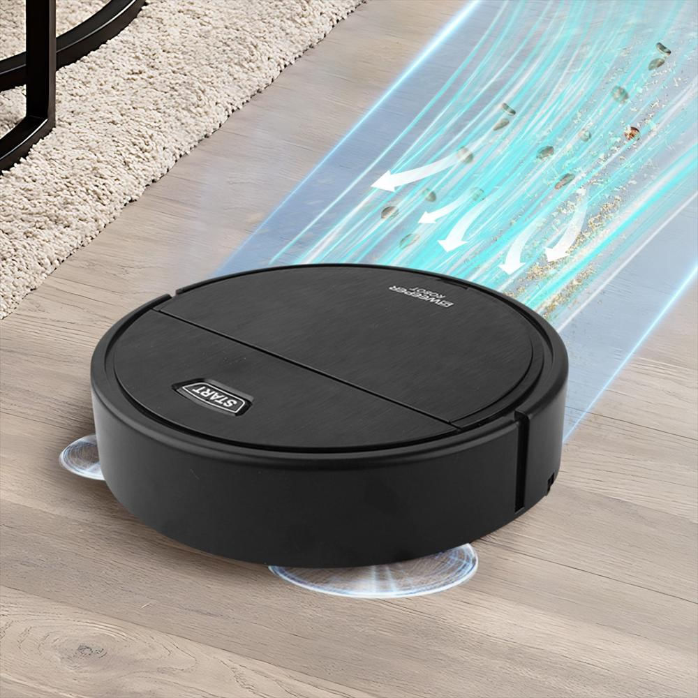 Aspiradora Robot Ultraslim Automática Para Múltiples Superficies Negra img #5