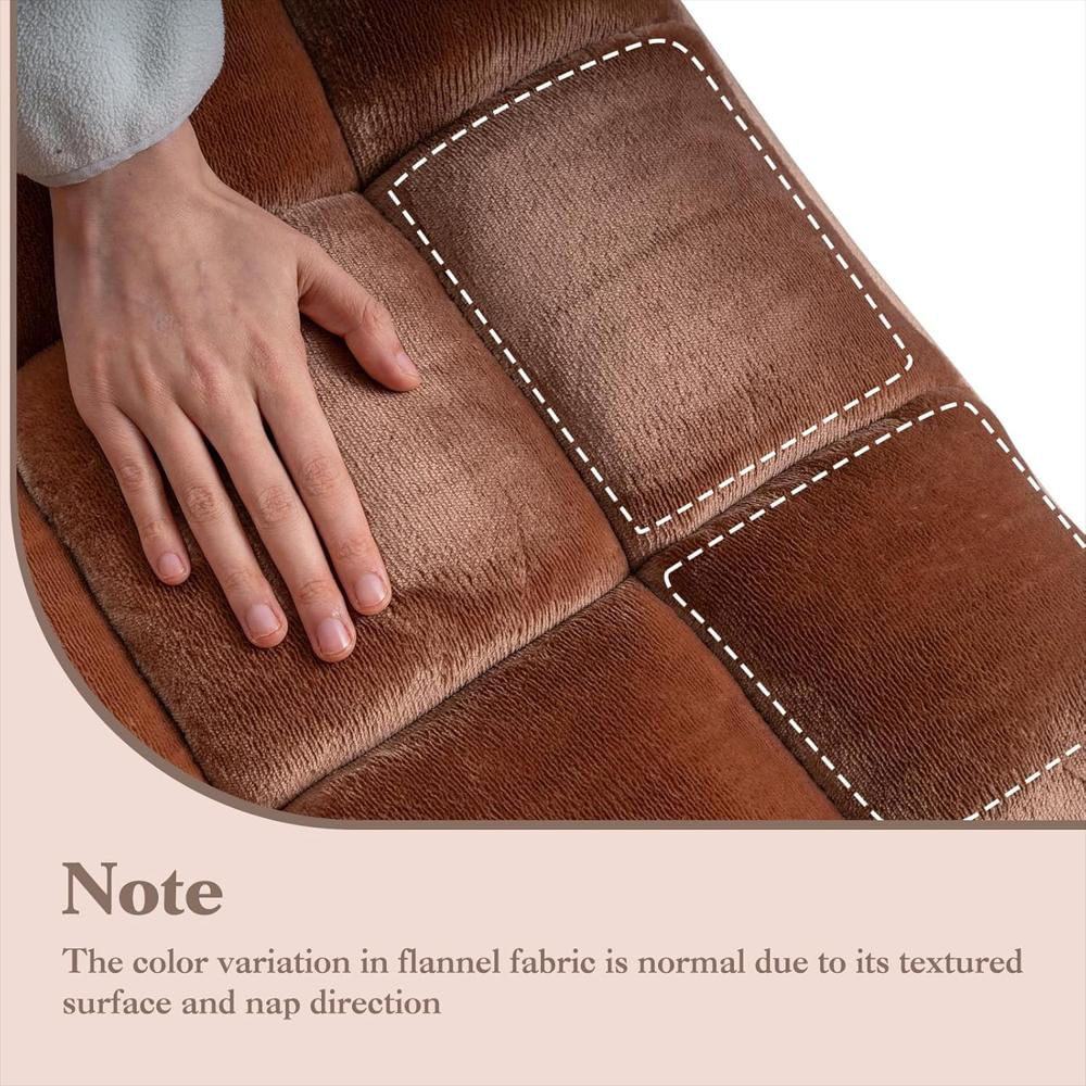 Silla De Suelo Giantex Reclinable 14 Posiciones Franela Suave Plegable Para Adultos img #4