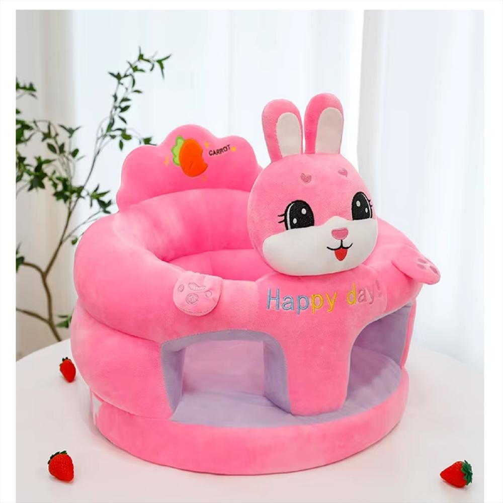 Silla Cojin Espuma Estabilizadora Para Bebe Niña Coneja Rosa img #2
