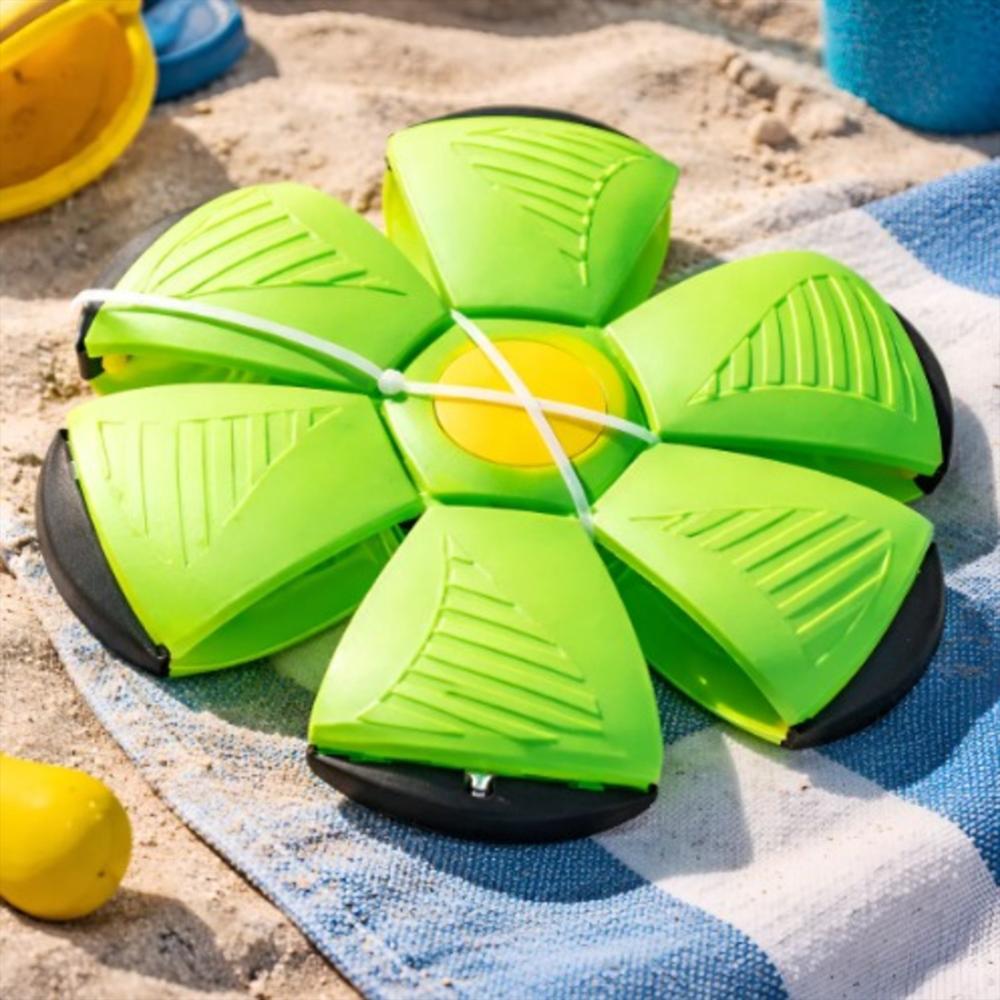 Pelota De Playa Led Platillo Mágico Para Exterior Verde img #3
