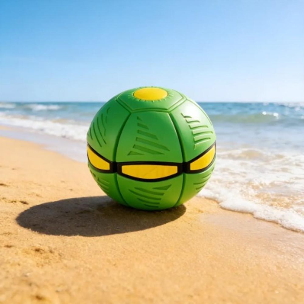 Pelota De Playa Led Platillo Mágico Para Exterior Verde img #4