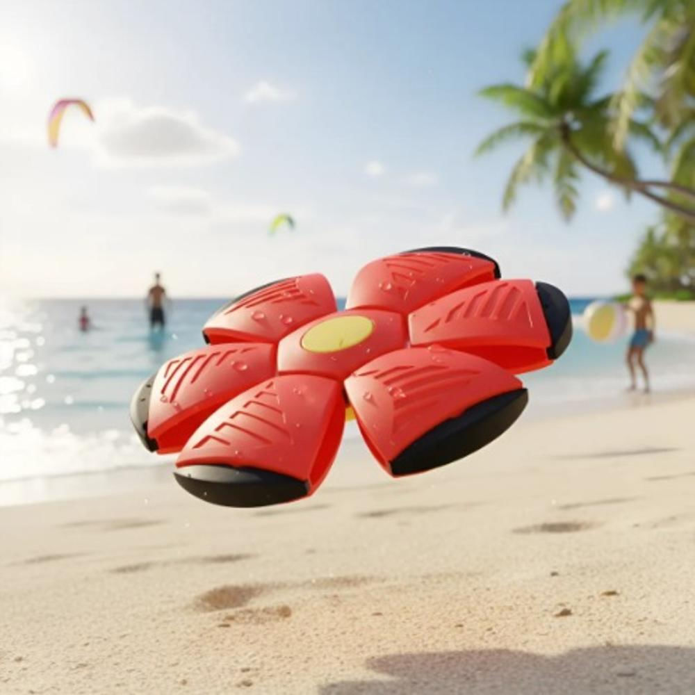 Pelota De Playa Led Platillo Mágico Para Exterior Rojo img #5