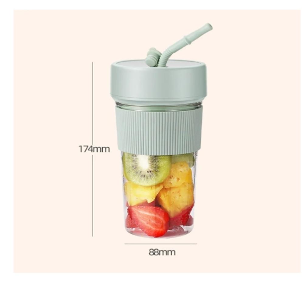 Vaso De Batidora Portátil Y Tapa De Viaje, Con Carga Usb K5 img #4