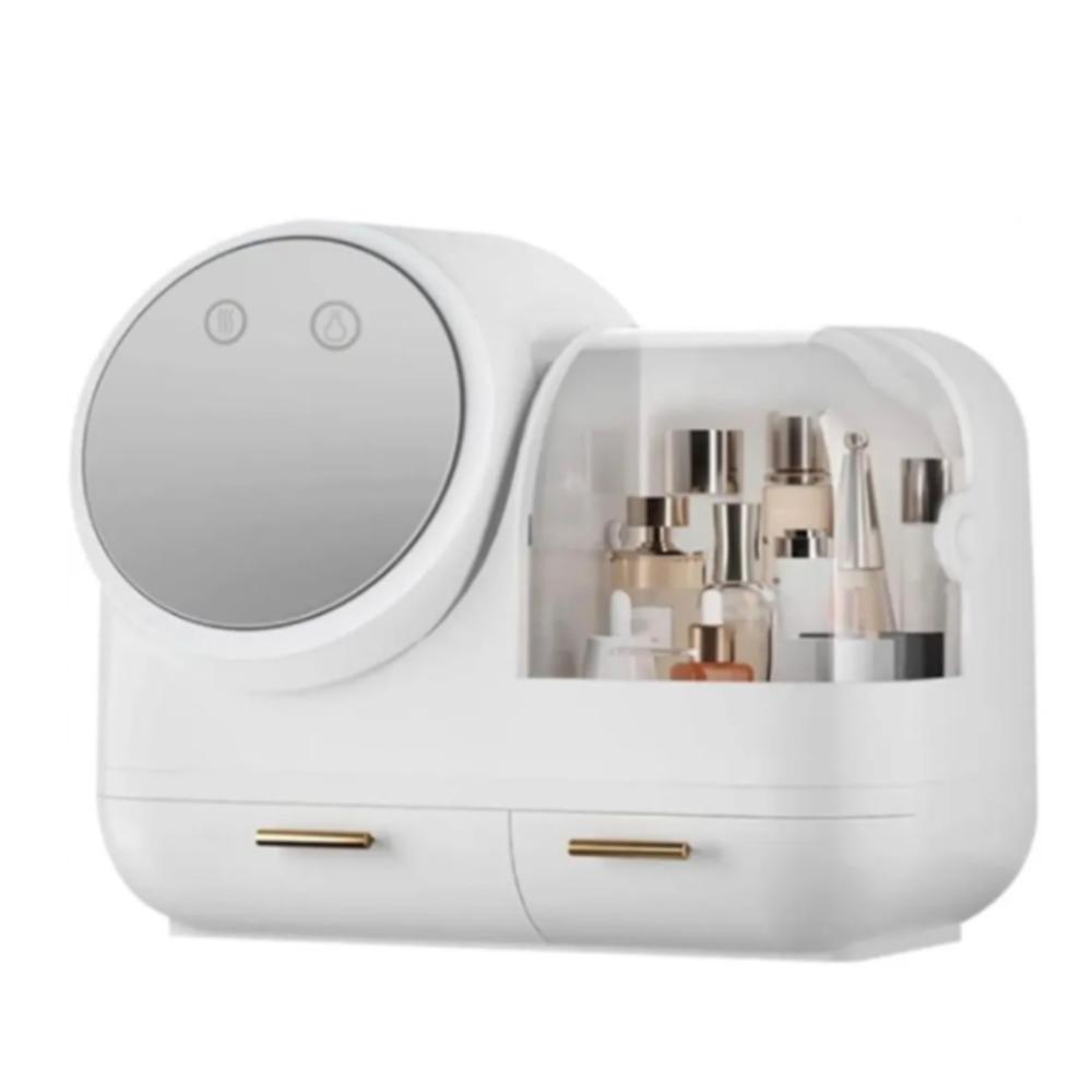 Organizador Maquillaje Deluxe Con Espejo Luzorganizador Con Luz Led img #1
