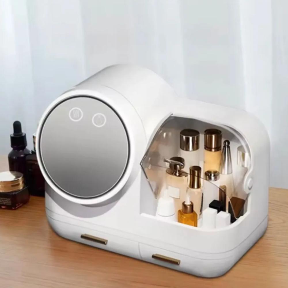 Organizador Maquillaje Deluxe Con Espejo Luzorganizador Con Luz Led img #4
