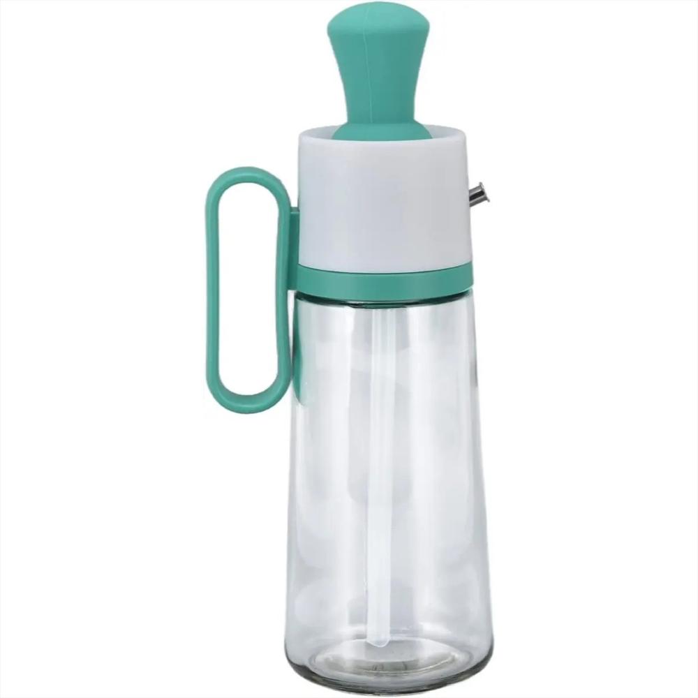 Dispensador De Aceite En Vidrio Con Brocha En Silicona 650 Ml img #1
