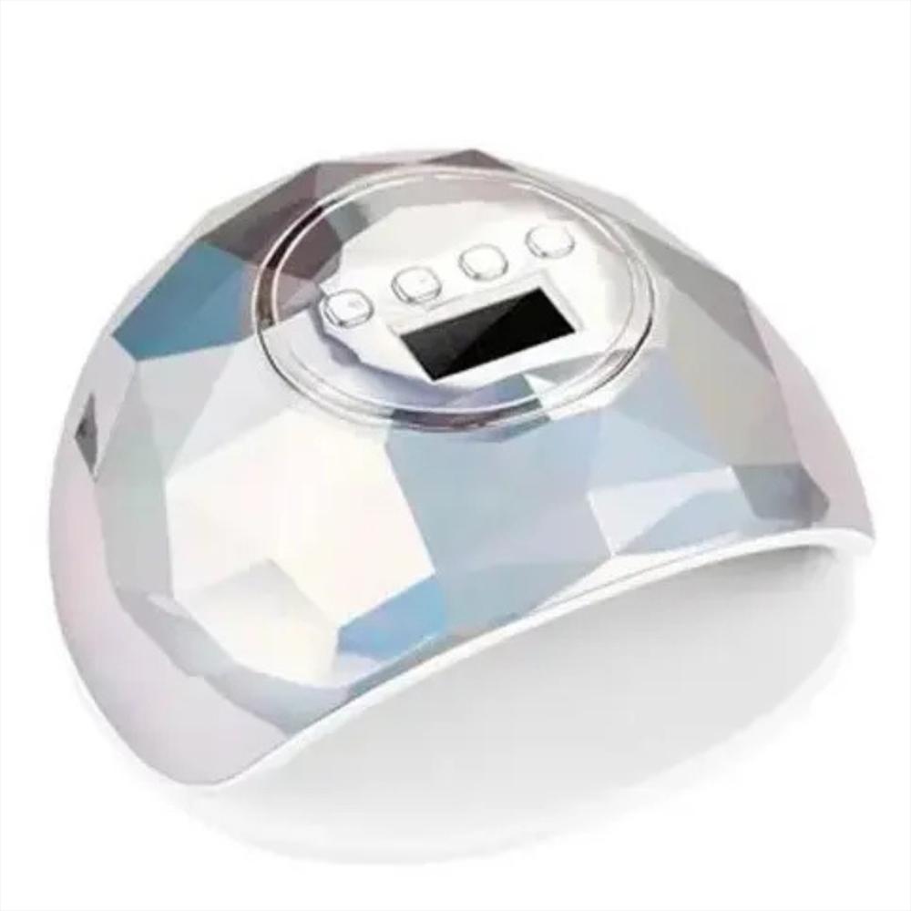 Lámpara Uv Led Para Uñas Secado Rápido 86 W Color Plateado Metalizado img #1