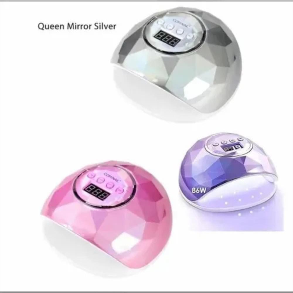 Lámpara Uv Led Para Uñas Secado Rápido 86 W Color Plateado Metalizado img #2