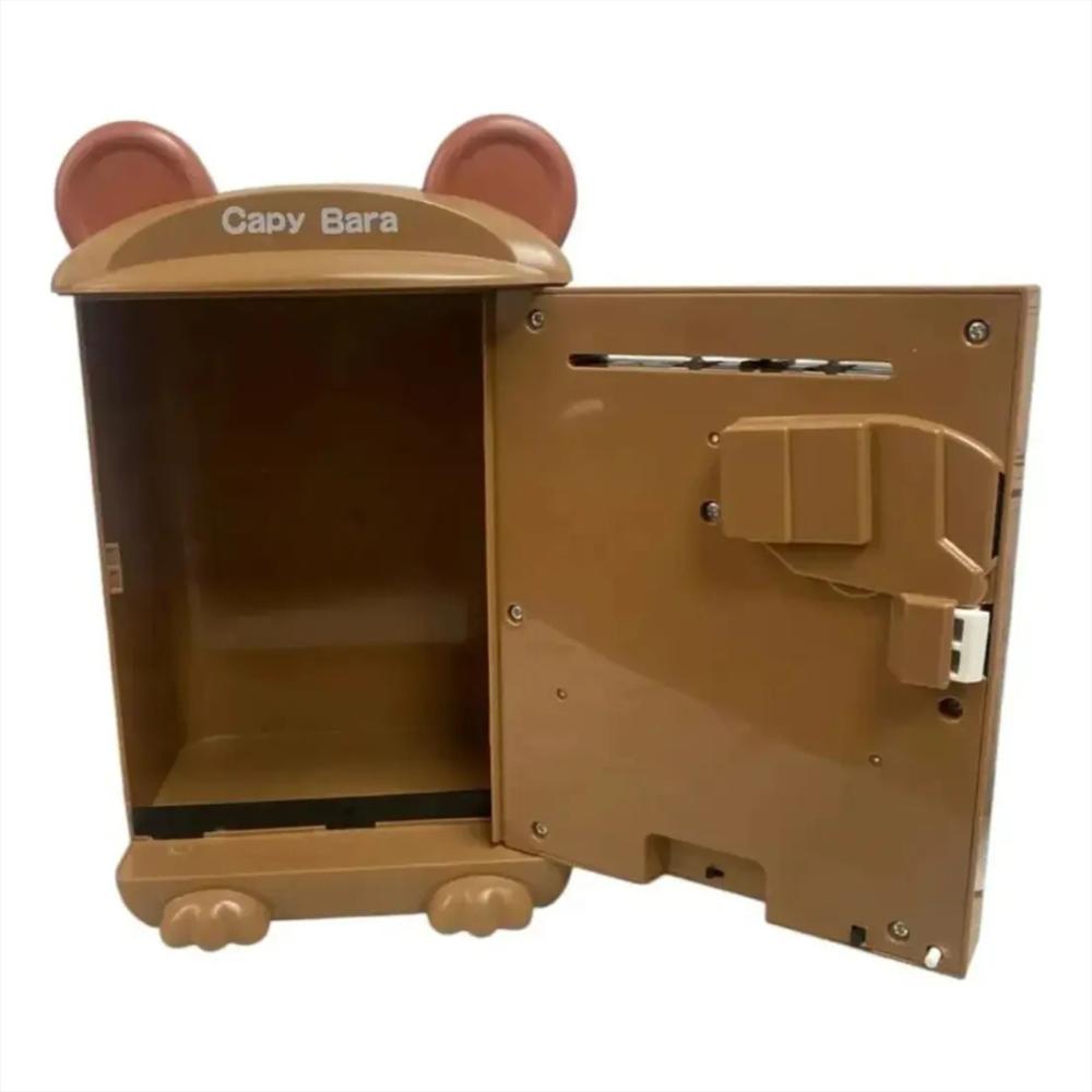 Alcancia Caja Fuerte Electronica De Apertura Con Contraseña Y Huella Niños Diseño Capibara img #2