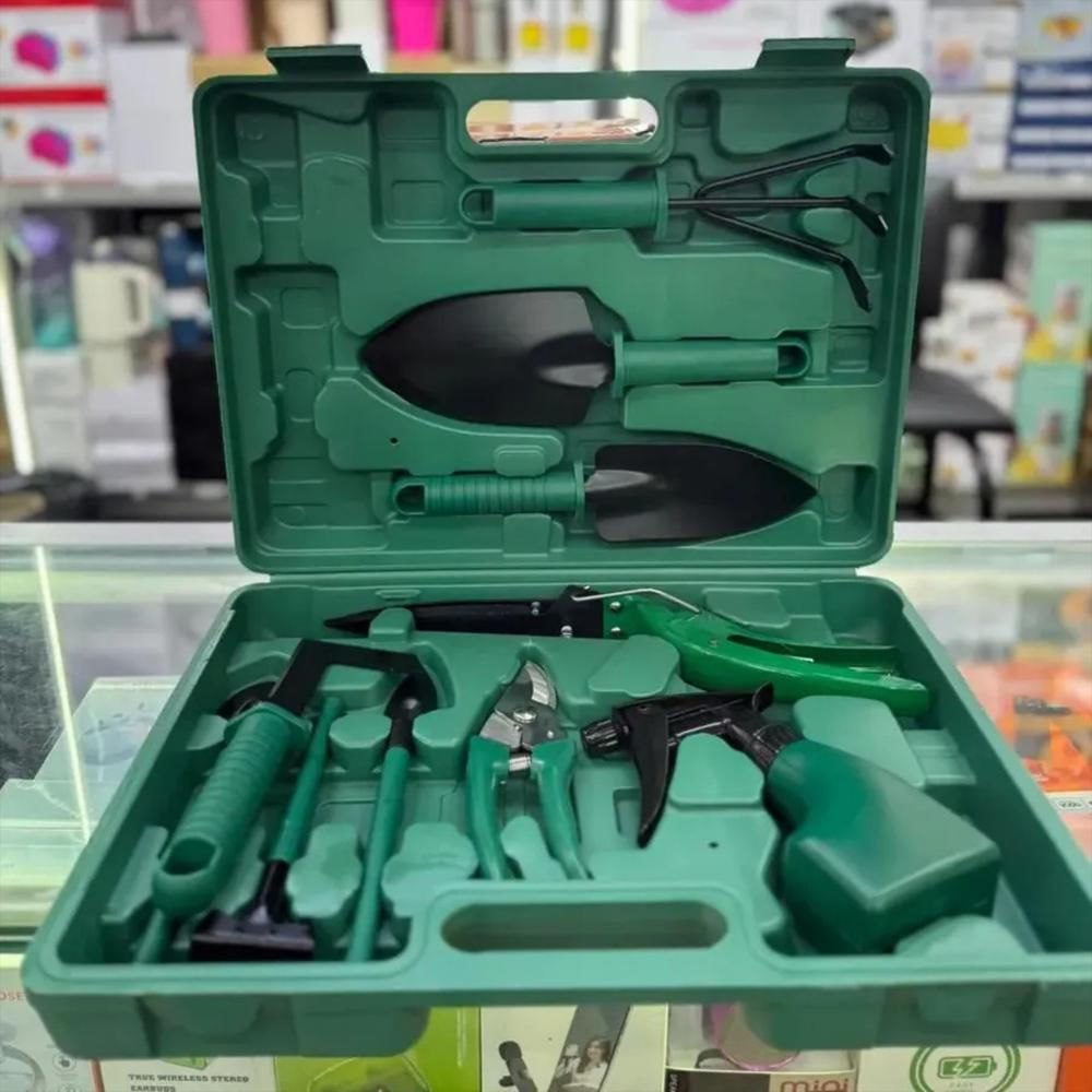 Kit Herramientas De Jardineria X 10 Piezas Mas Estuche img #3