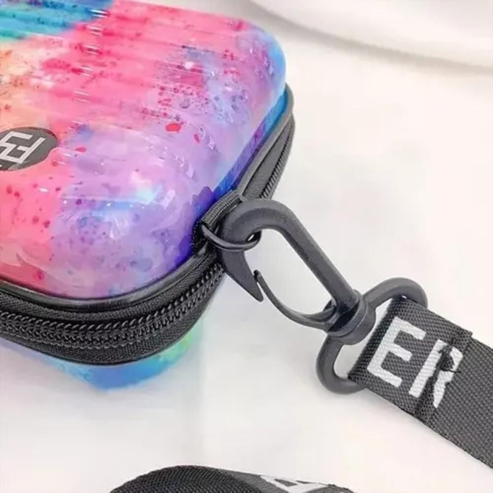 Bolso De Mujer Estuche De Cosméticos Modelo Mini Maleta Colgante Color Arcoiris img #2