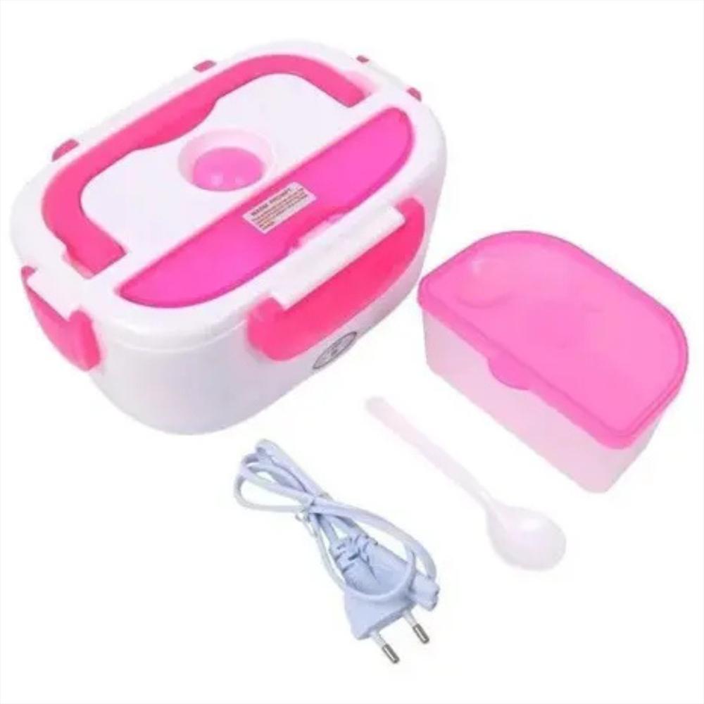Lonchera Portacomidas Electrica Portatil Fiambrera 1.500 L 110 V Color Rosa img #1