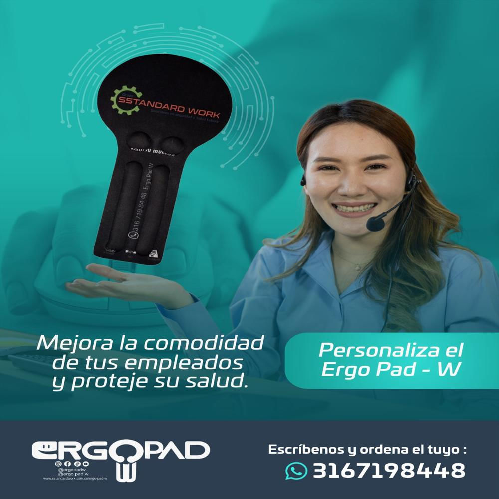 Pad Mouse Ergonómico Para Brazo Y Mano Desde La Seguridad Y Salud Laboral img #4