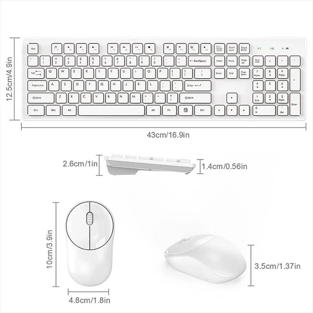 Kit Teclado Y Mouse Inalámbrico 2.4G img #5