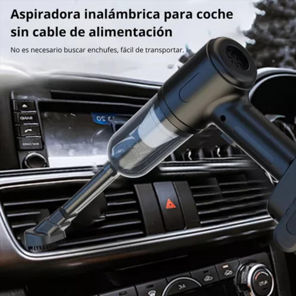Mini Aspiradora Inalámbrica Con Batería 12V img #3