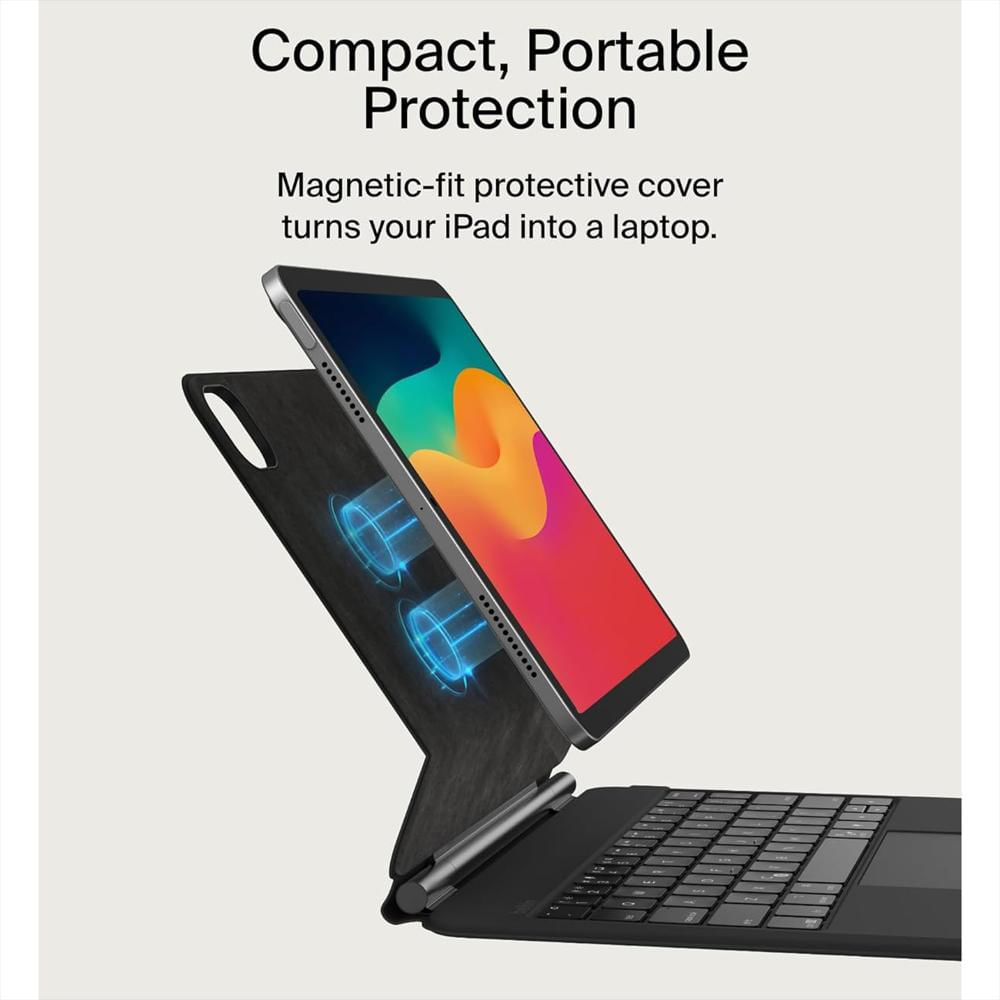 Estuche Teclado Belkin Para Ipad Pro De 11 Pulgadas M5 2025 M4 2024 Modelos A3357 A3358 A2836 A2837 img #3