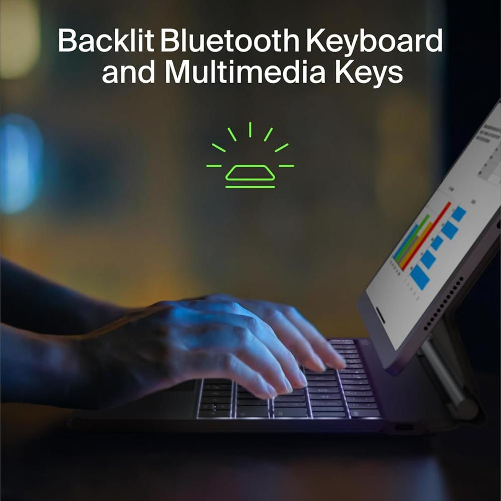 Estuche Teclado Belkin Para Ipad Pro De 11 Pulgadas M5 2025 M4 2024 Modelos A3357 A3358 A2836 A2837 img #5