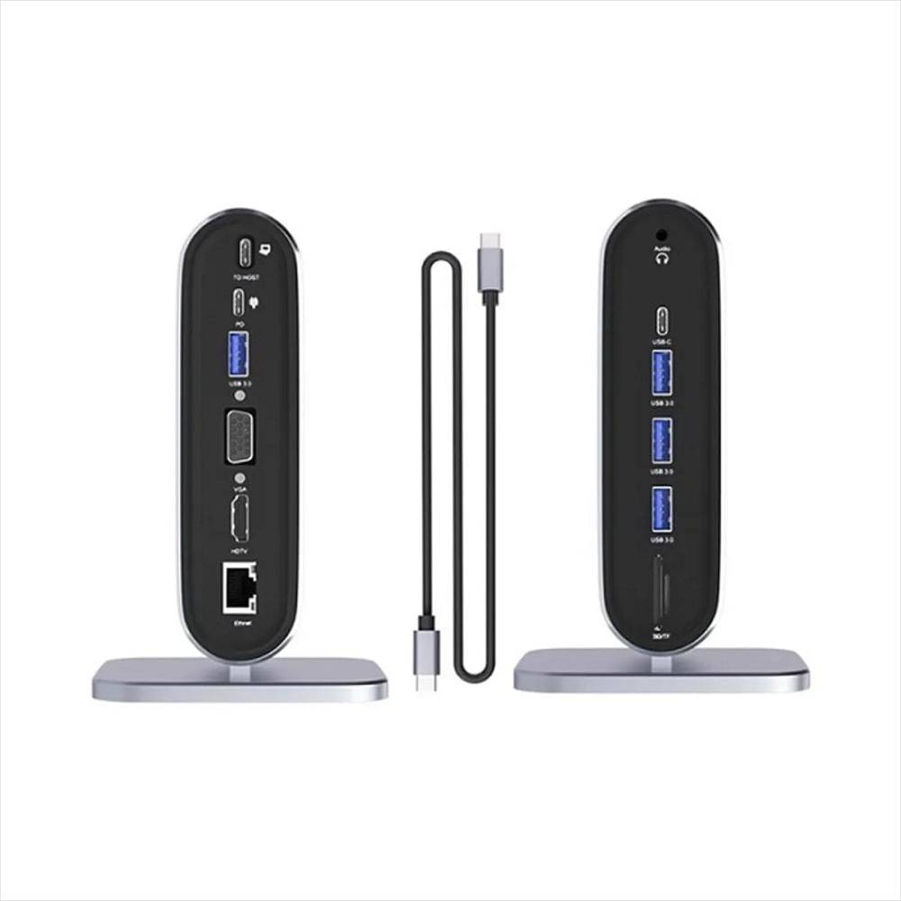 Hub Usb Tipo C 12 En 1 Con Hdmi 4K, Rj45 Y Usb 3.0 img #1