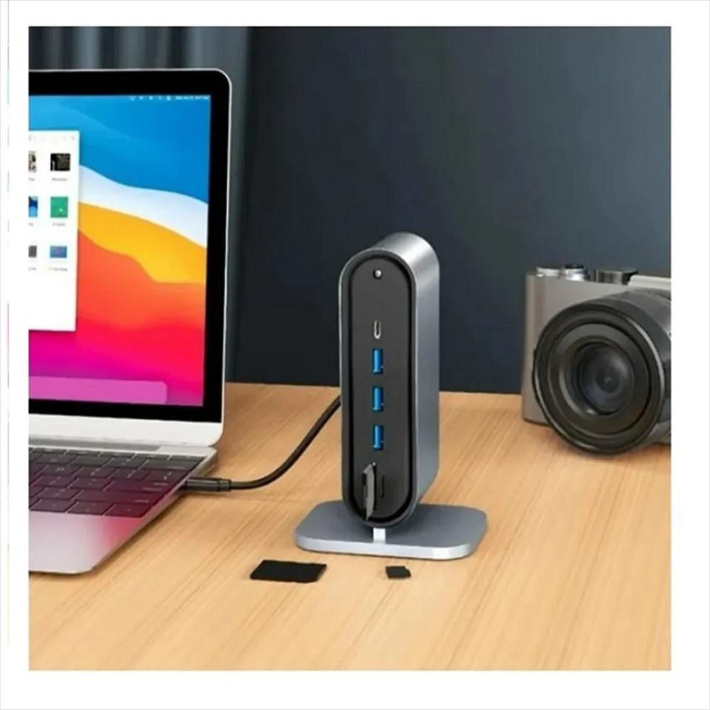 Hub Usb Tipo C 12 En 1 Con Hdmi 4K, Rj45 Y Usb 3.0 img #5