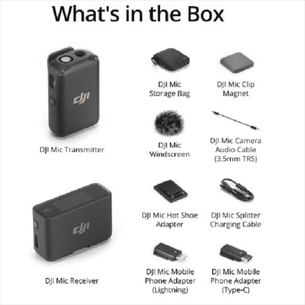 Dji Mic (1 Tx + 1 Rx) Micrófono Lavalier Inalámbrico img #3
