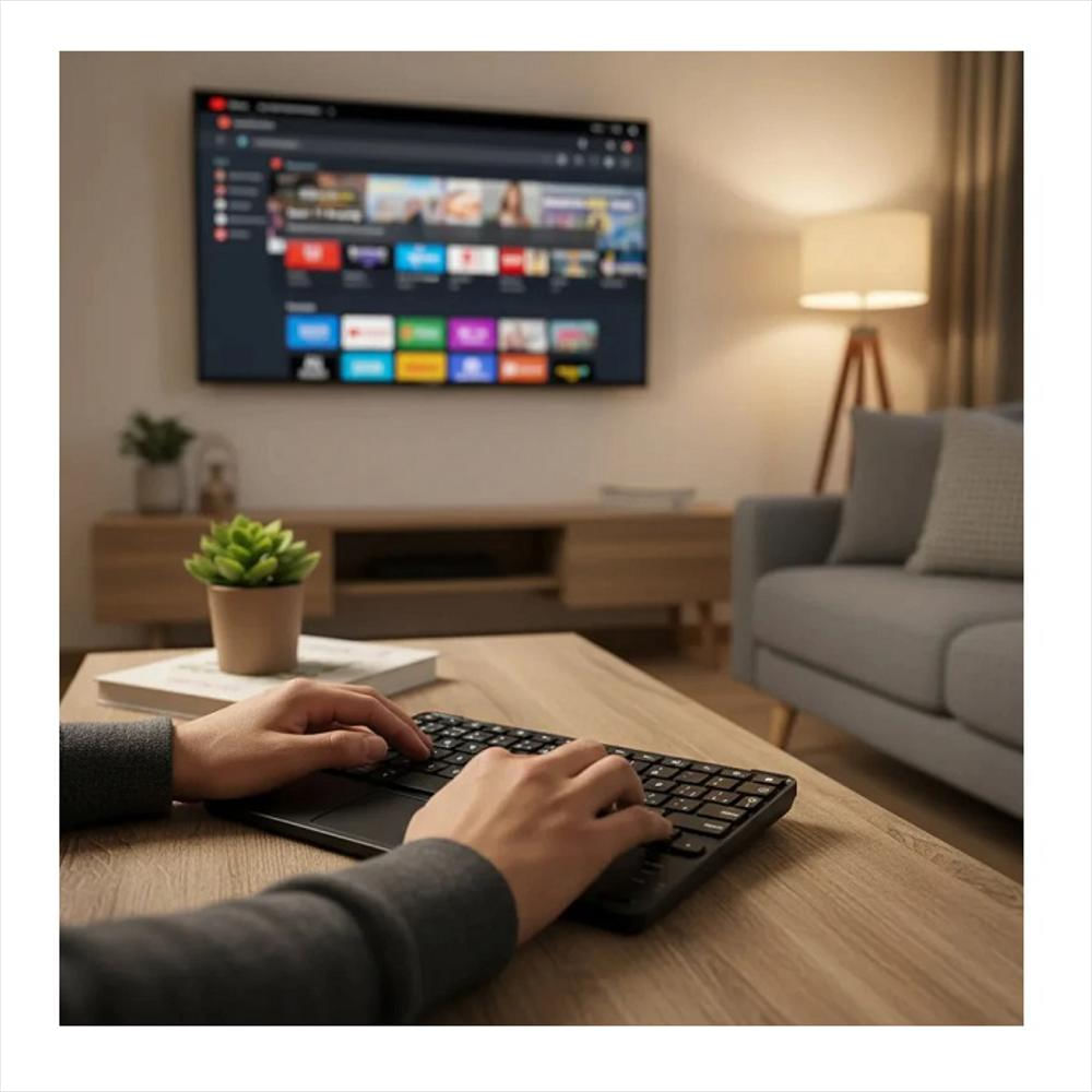 Teclado Slim Bluetooth Con Touchpad img #4