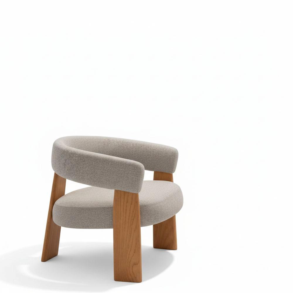 Juego De Comedor Urdu + 4 Sillas Utu Diámetro 140Cm Roble Macizo img #4