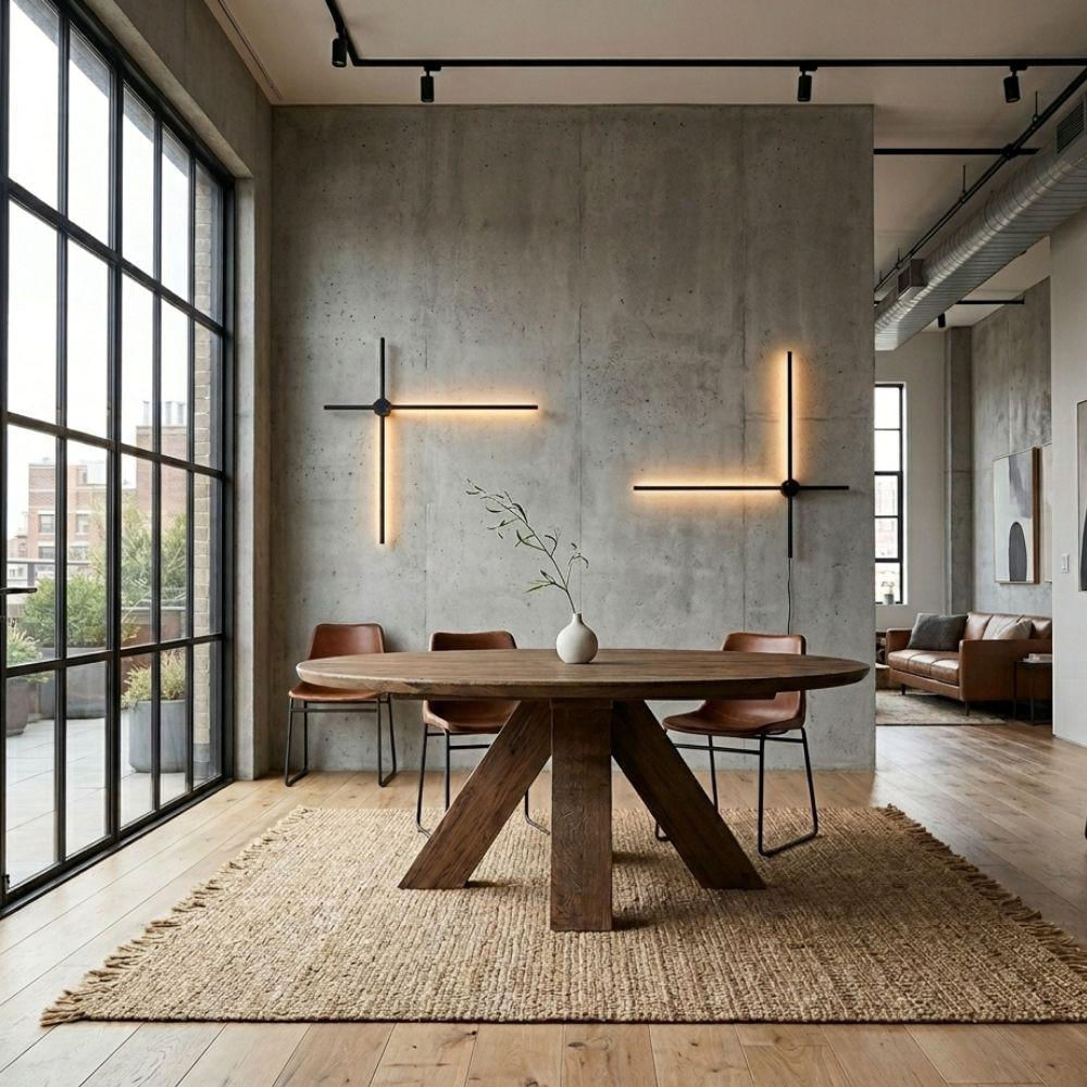 Mesa Comedor Urdu Diámetro 140Cm Roble Macizo img #3