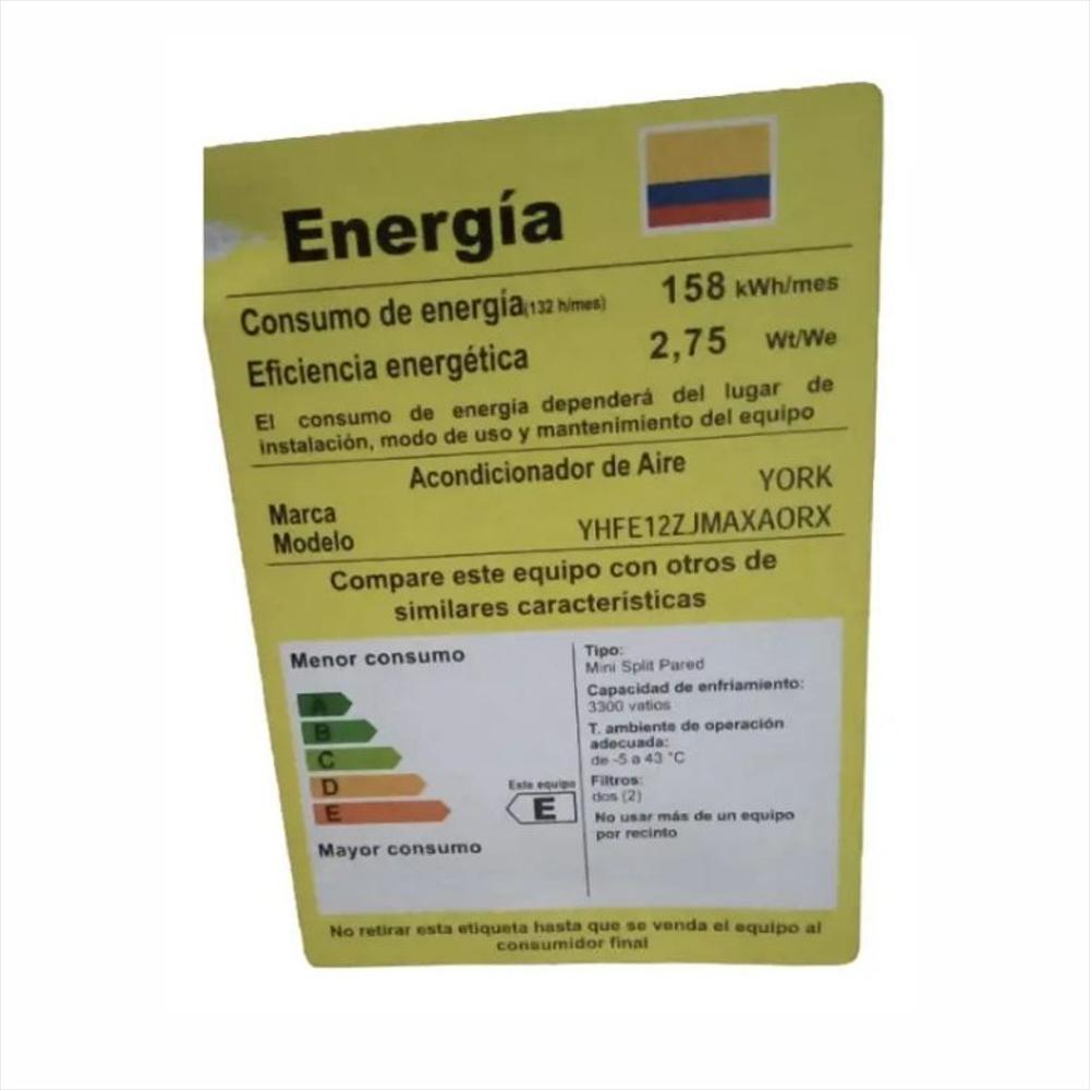 Aire Acondicionado Mini Split York 24.000 Btu Seer16 Inverte img #2