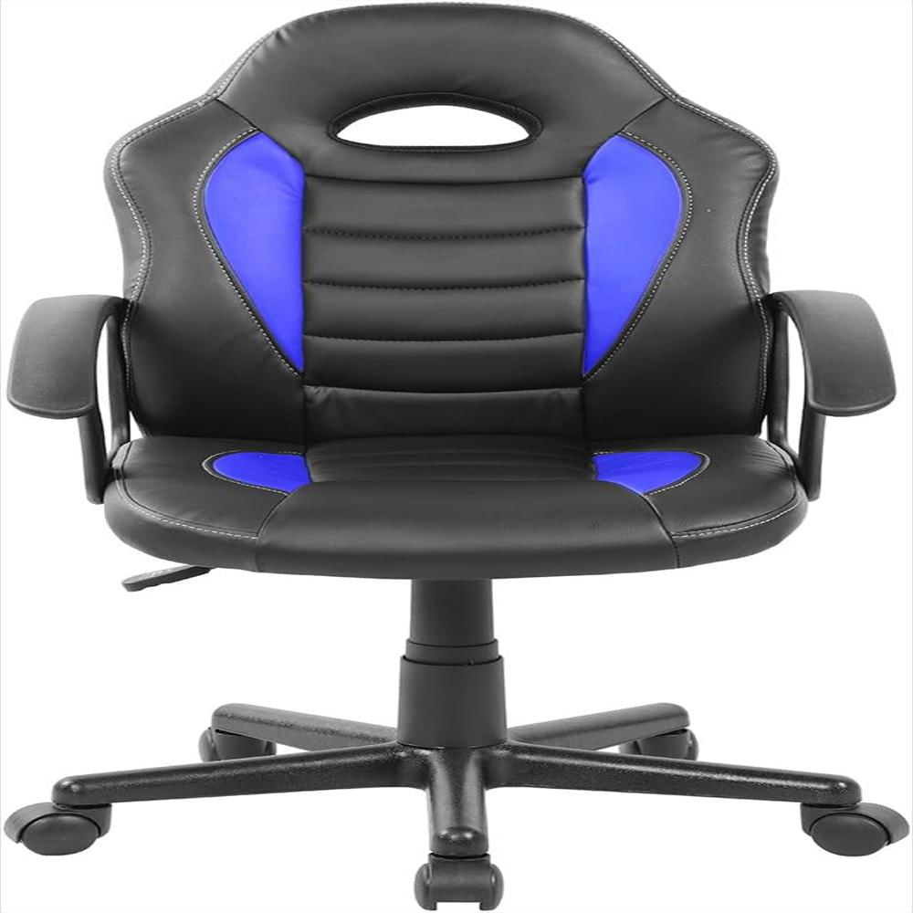 Silla Gamer Techni Mobili Ajustable Neumática Tapicería Techniflex Azul img #5