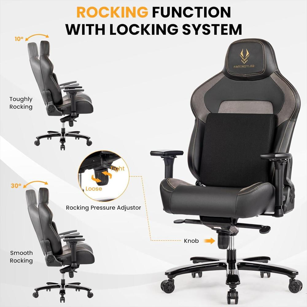 Silla Gamer Fantasylab Ergonómica Grande Espuma Viscoelástica Reposabrazos Ajustable 4D img #5