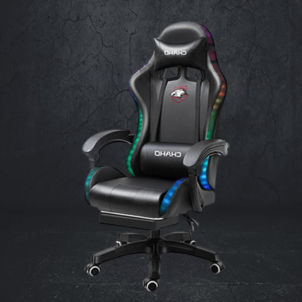 Silla Gamer Keuven Ergonomica Piel Sintética Reposapiés Soporta 200 Libras img #2
