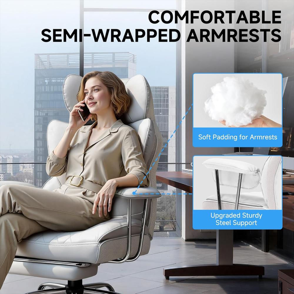 Silla Gamer Gtplayer Ergonómica Con Soporte Lumbar Reposabrazos Suaves Y Reposapiés Fijos img #5