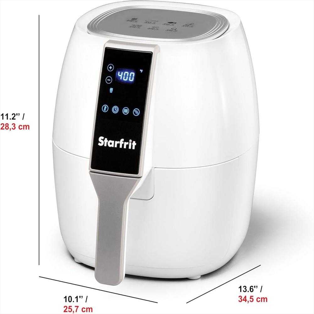 Freidora De Aire Starfrit Digital 3.5L Pantalla Táctil 7 Funciones 1400W img #3