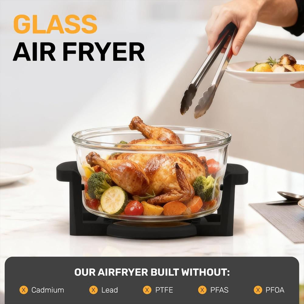 Freidora De Aire Granitestone Sin Aceite Color Negro Accesorios Incluidos img #3