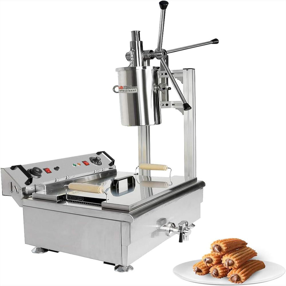 Máquina De Churros Aldkitchen Freidora 20 Litros Soporte En L 3 Boquillas Intercambiables img #1