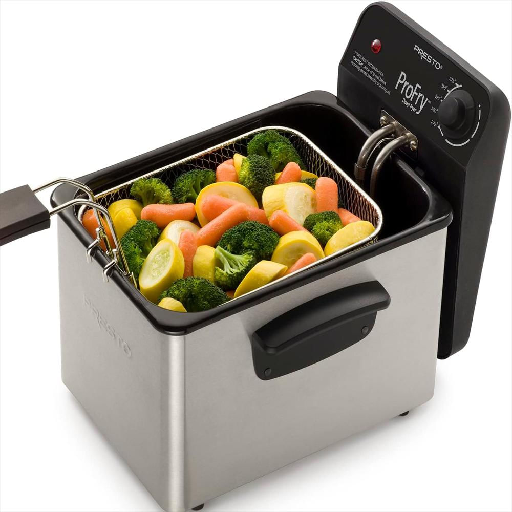 Freidora Presto Acero Inoxidable 8 Tazas Elemento Inmersión 1800 Vatios img #2