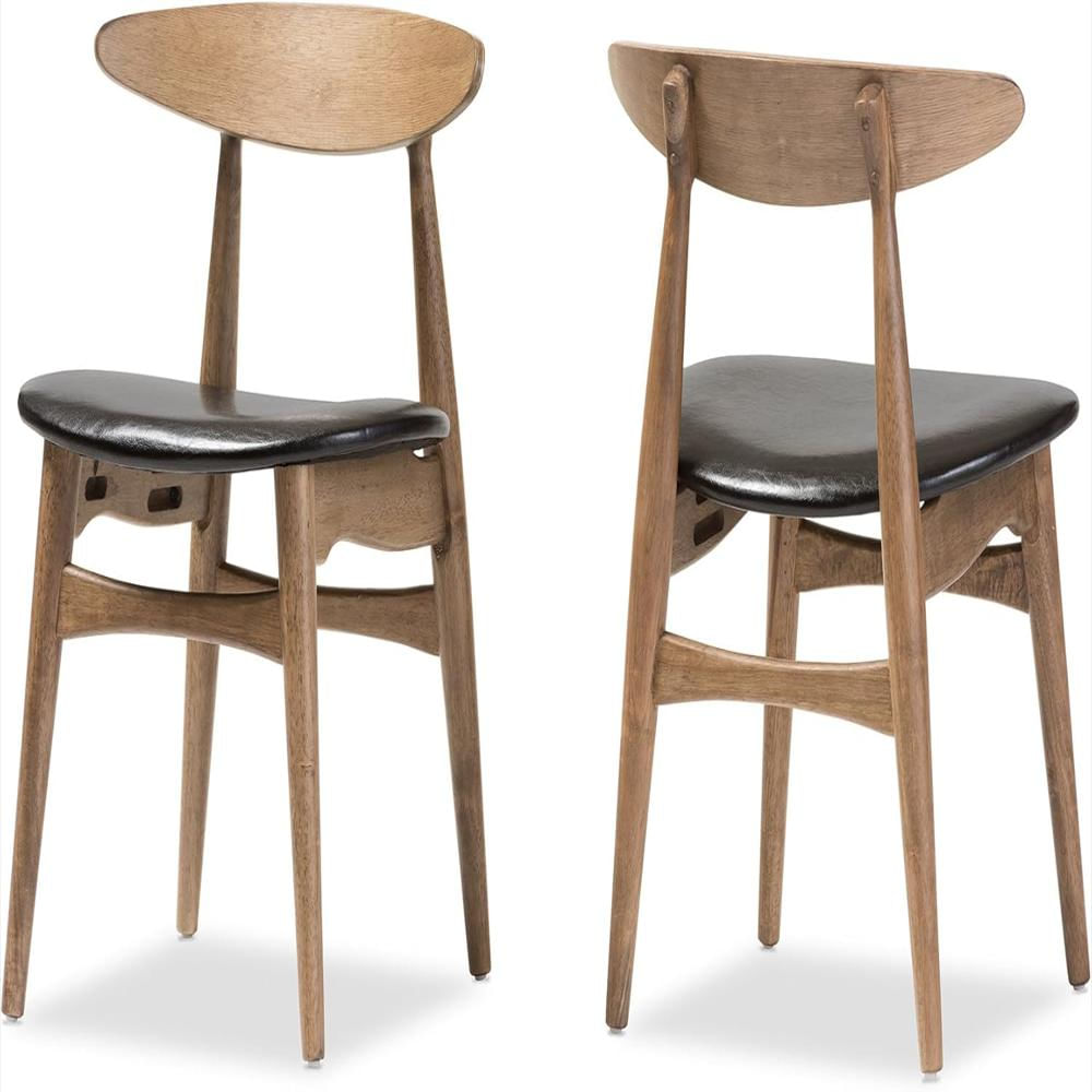 Mesa Comedor Baxton Studio Madera Roble Francés 150 Cm Acabado Elegante img #5