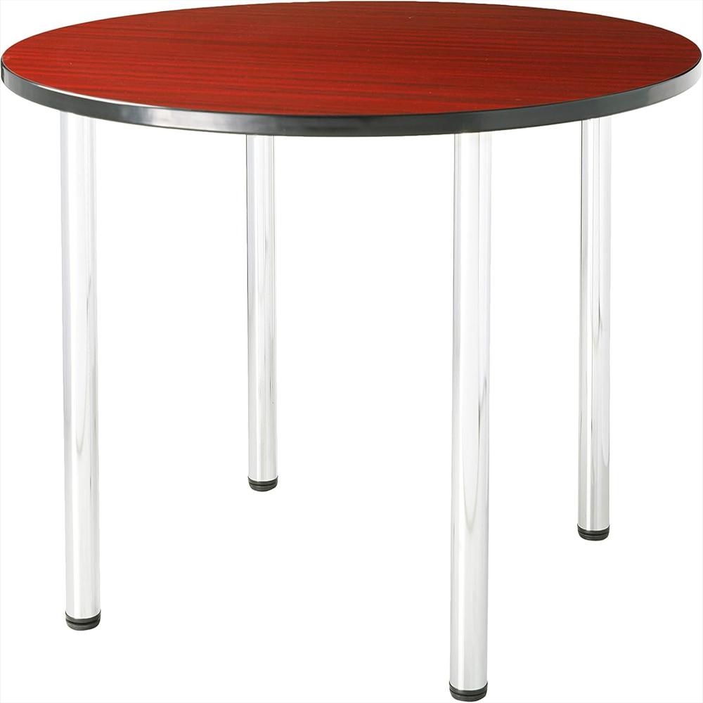 Mesa Redonda Regency Seating Inc Melamina Térmica Color Cereza 91 Cm img #4
