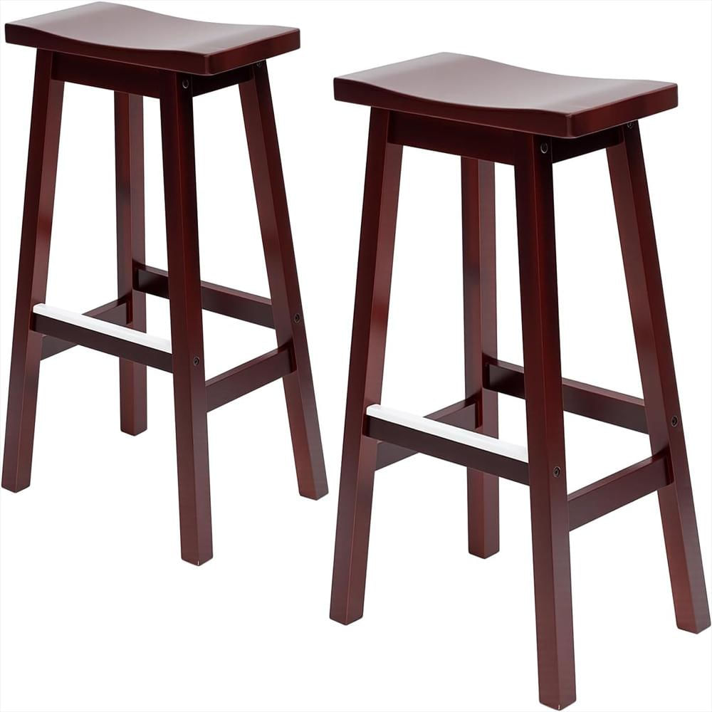 Taburete De Bar Paylesshere Madera Maciza 76 Cm Estilo Industrial Reforzado img #1