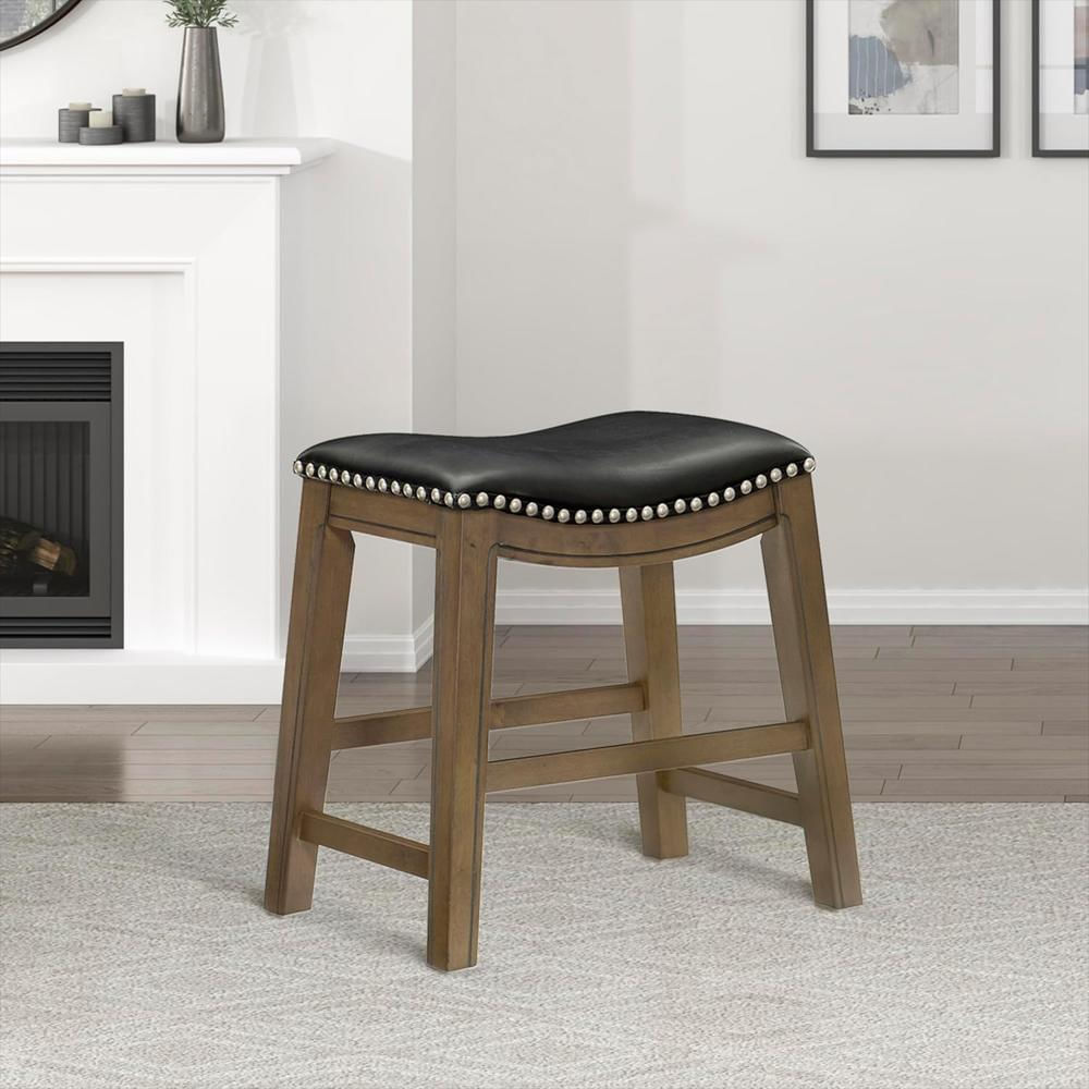Taburete De Bar Lexicon Madera Maciza Estilo Silla De Montar Versátil Para Comedor img #2