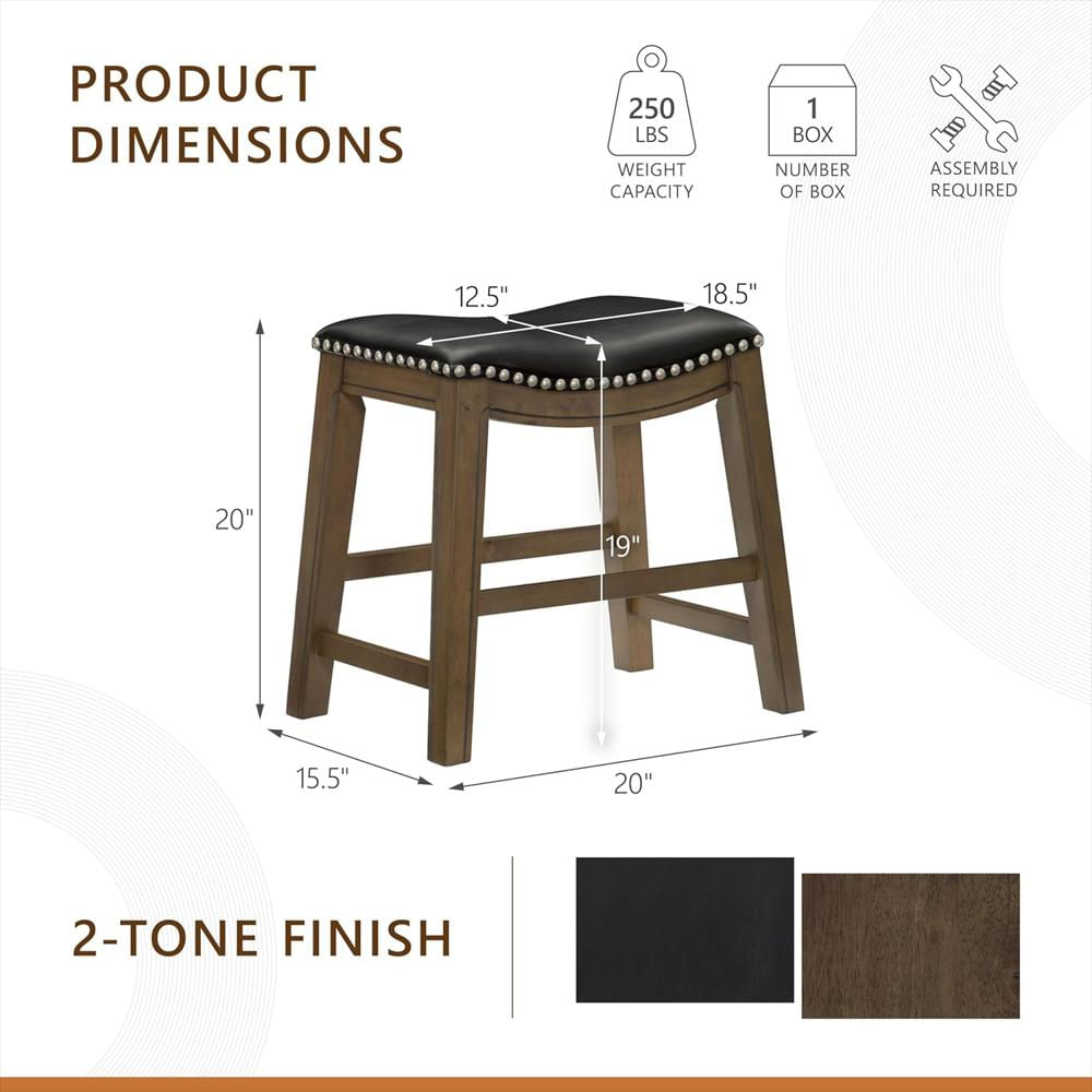 Taburete De Bar Lexicon Madera Maciza Estilo Silla De Montar Versátil Para Comedor img #3