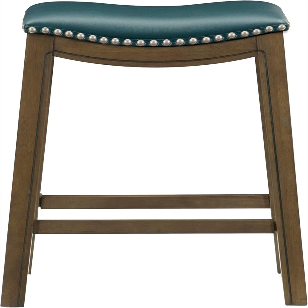 Taburete De Cocina Lexicon Madera Maciza Estilo Silla De Montar Sin Brazos img #4