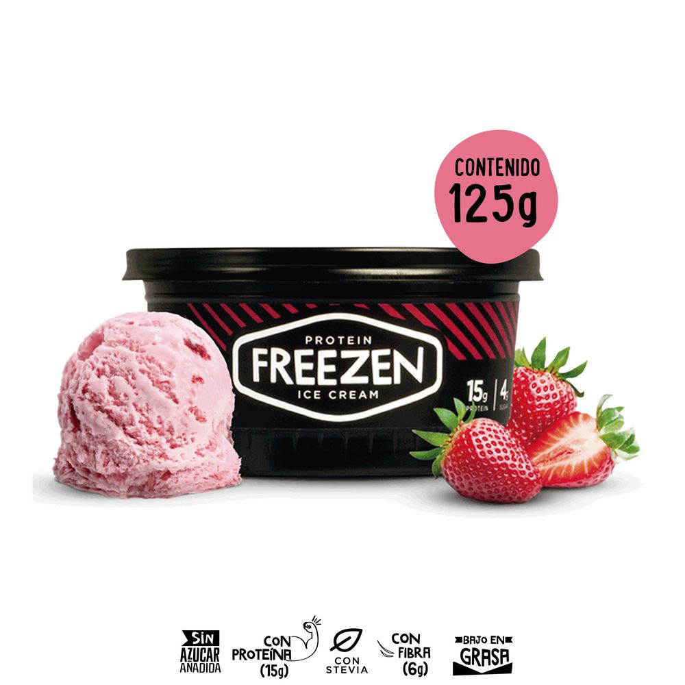 HELADO PROTEINA FRESA PERSONAL FREE ZEN SIN REFERE img #1