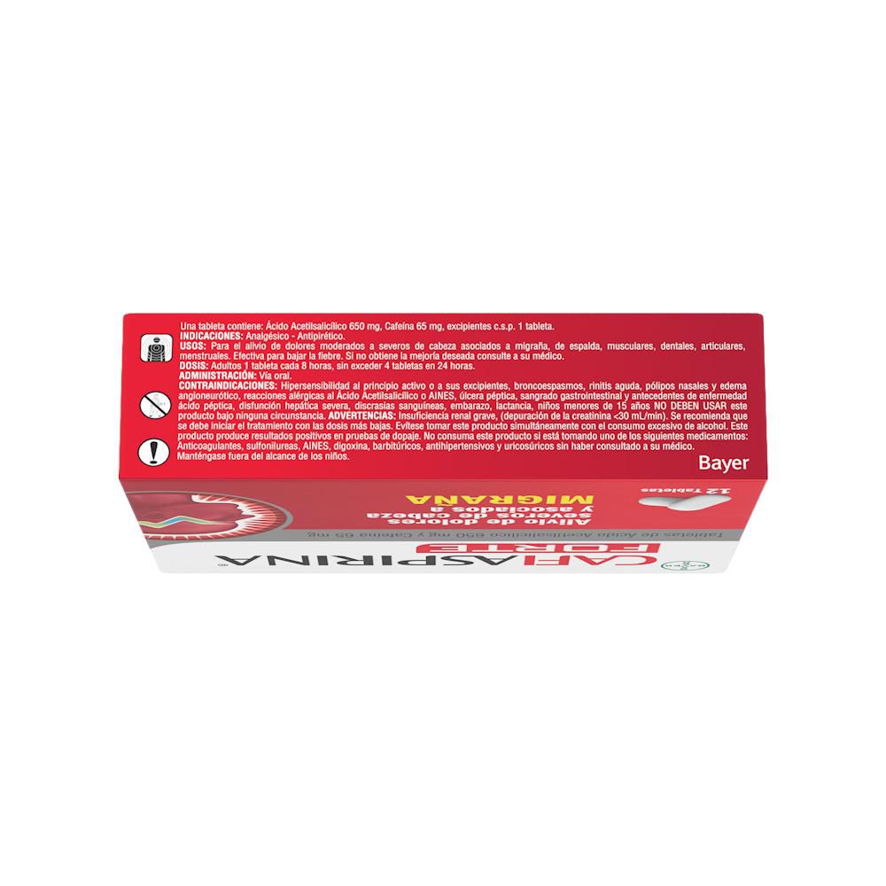 Cafiaspirina Forte X 12 Tablet ASPIRINA SIN REF img #2