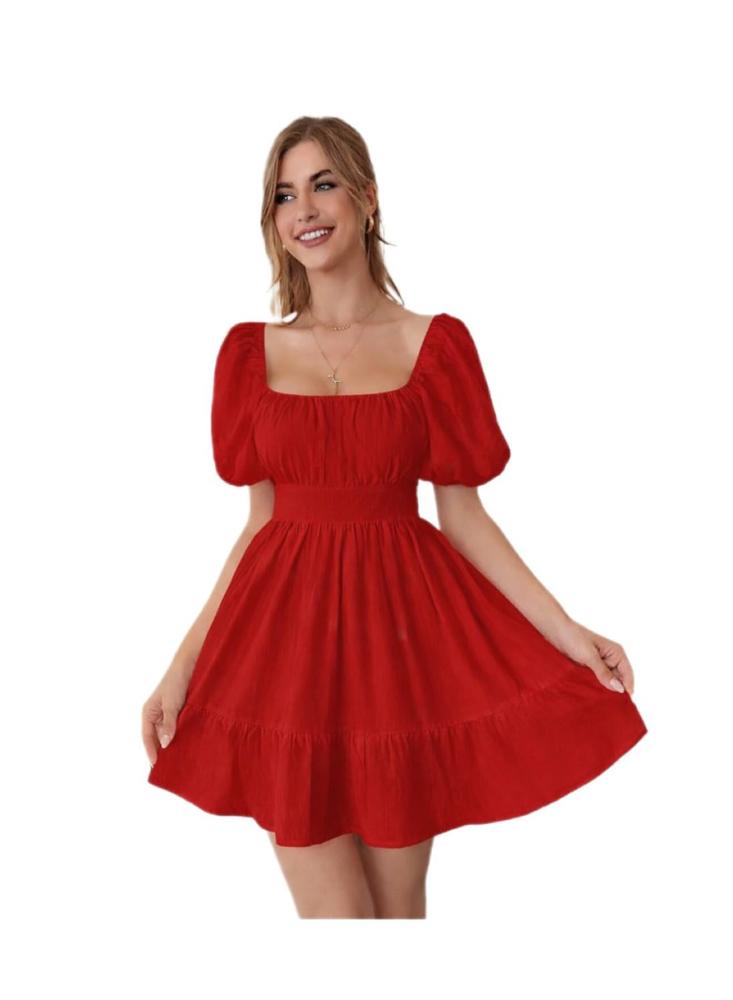 Vestido Laufrak Corto Con Manga Moño Espalda img #1