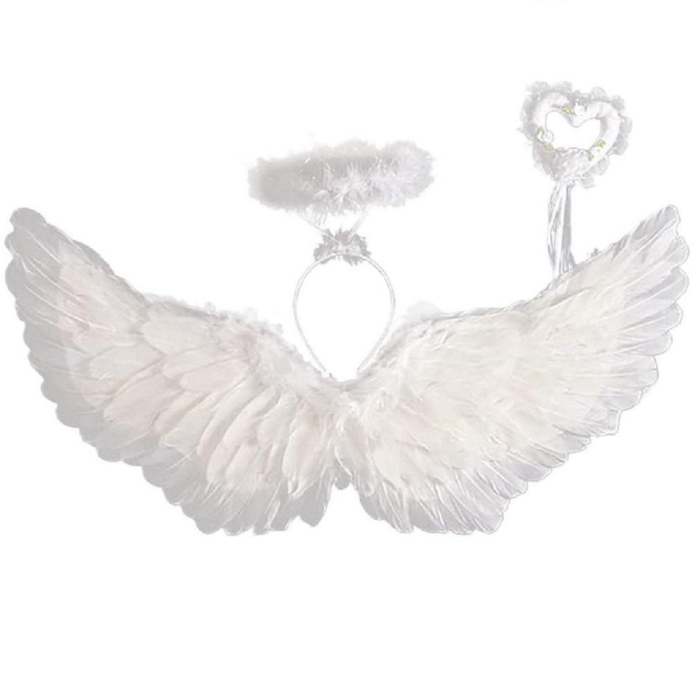 Set Angel Disfraz Adulto DISCOMER US MARCA EXCLUSIVA LT0147EH img #1