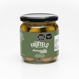 Aceitunas Fruttelo manzanilla deshuesada (170 gr)